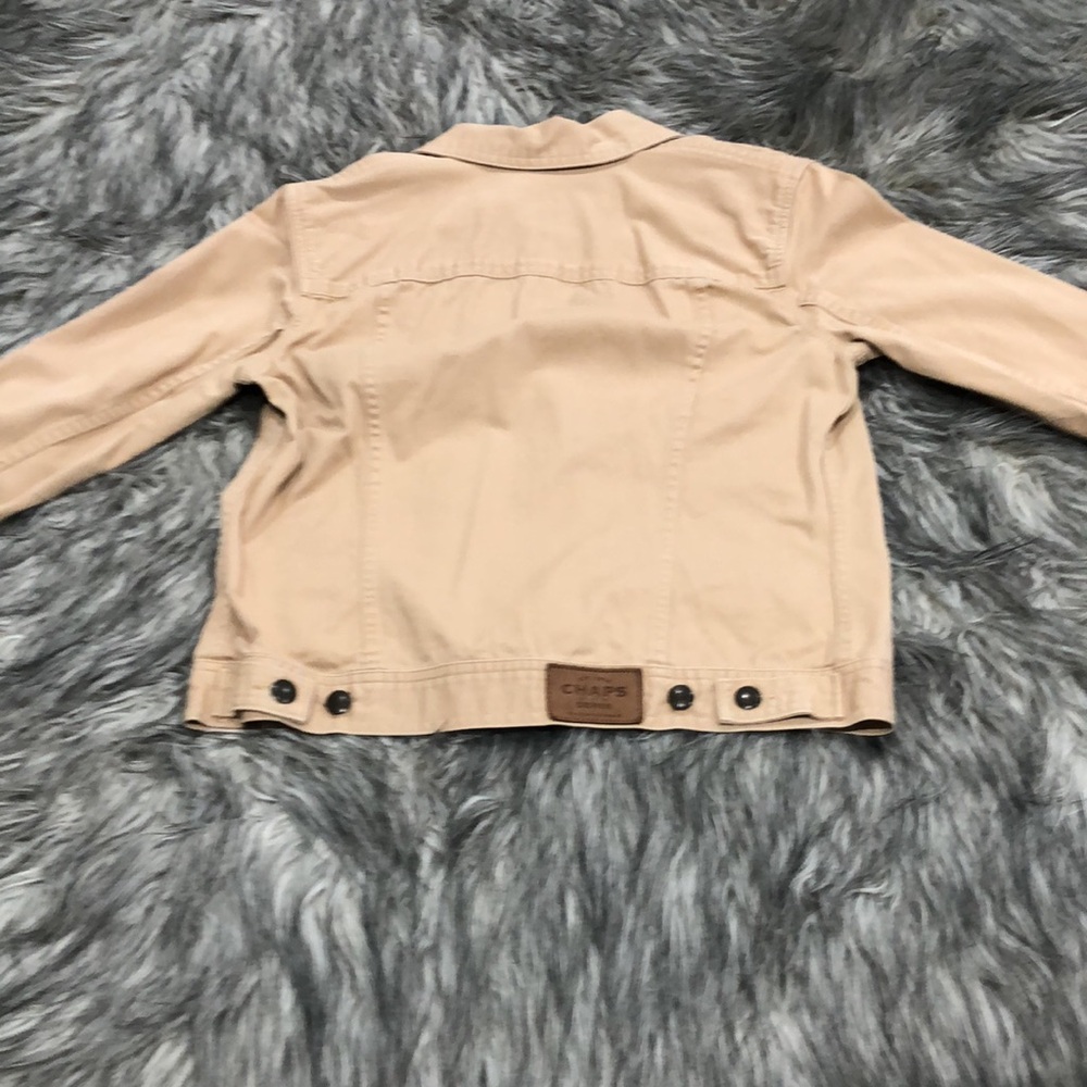 Chaps Tan Button-Up Jacket - Picture 3 of 4
